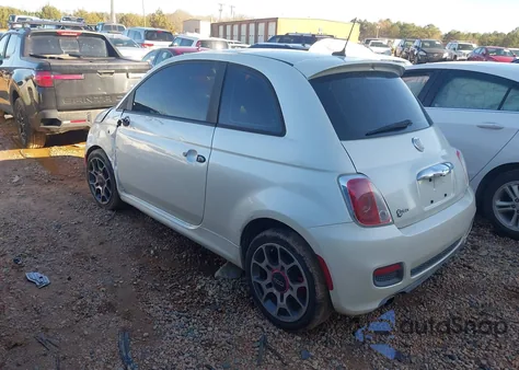 2012 Fiat 500 Sport from USA, damaged, VIN 3C3CFFBR4CT110295